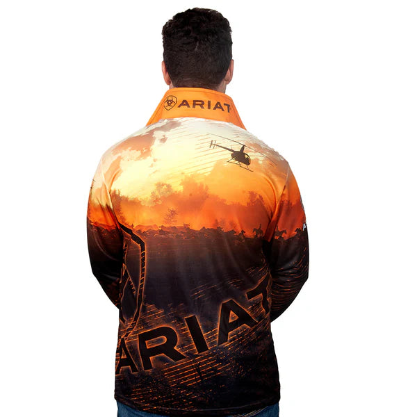 ARIAT MNS FISHING SHIRT WESTERN