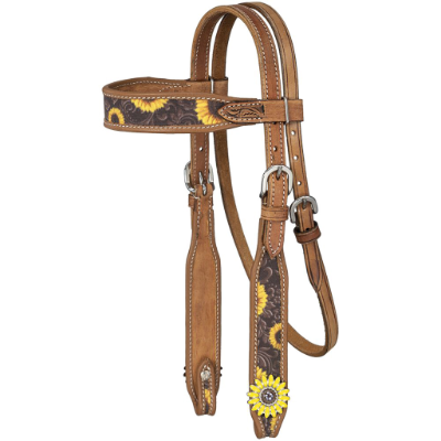 Mini Sunflower Browband Headstall