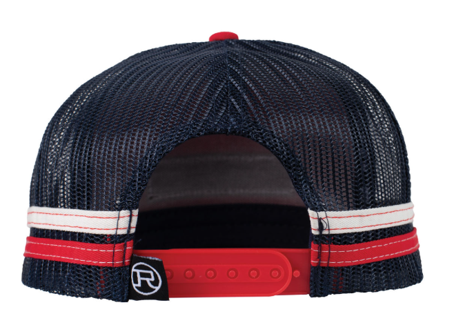 Roper Trucker Cap Patch Navy/Red