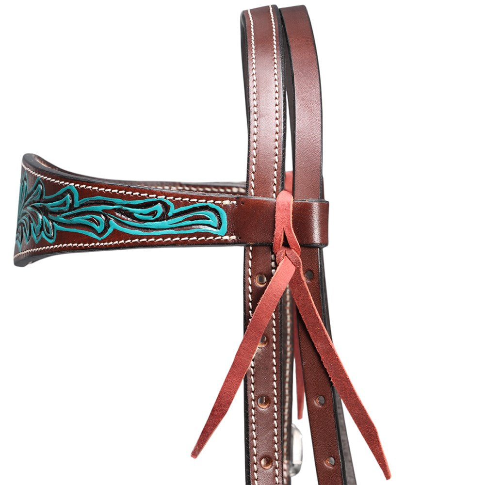 Turquoise Flower Headstall