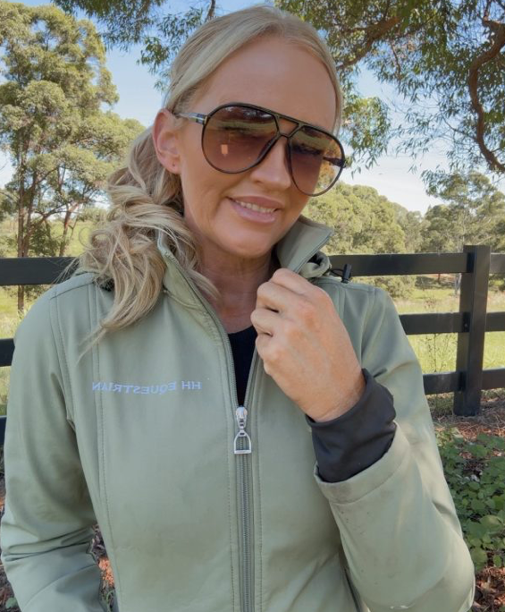 HH Ladies Olive Rain Jacket