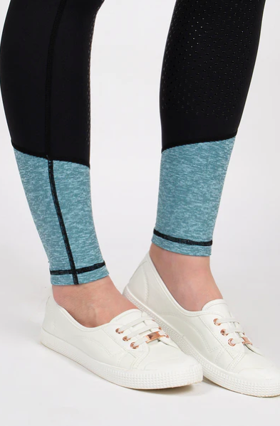 BARE Performance Riding Tights - Neon Blue