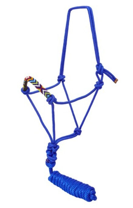 Rope Halter Beaded Nose