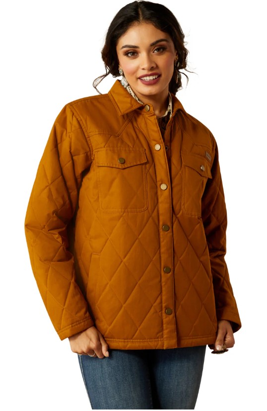 ARIAT WMS GRIZZLY QUILTED BARN JACKET
