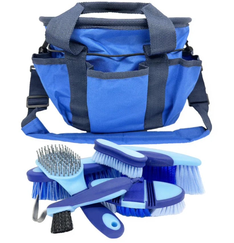 Eurohunter Soft Touch Grooming Bag (Inc 6 Brushes)