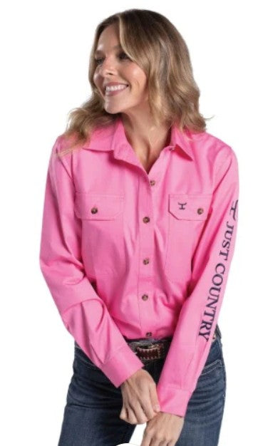 JC WMS BROOKE WORKSHIRT EMBROIDERED WORKSHIRT
