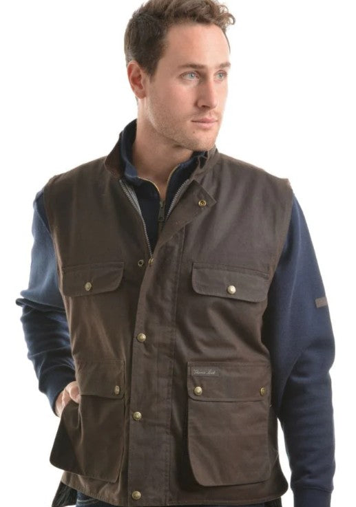 HI Country Oilskin Sherpa Vest