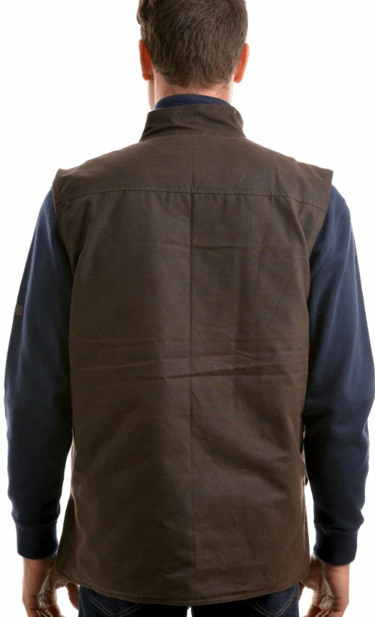 HI Country Oilskin Sherpa Vest