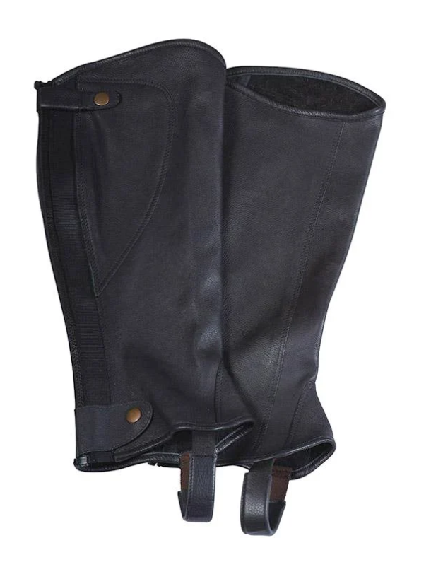 Eurohunter Leather Chapettes with Zipper