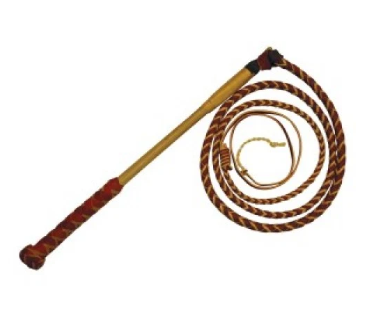 Stock Whip 5Ft X 4 Plait Redhide Complete