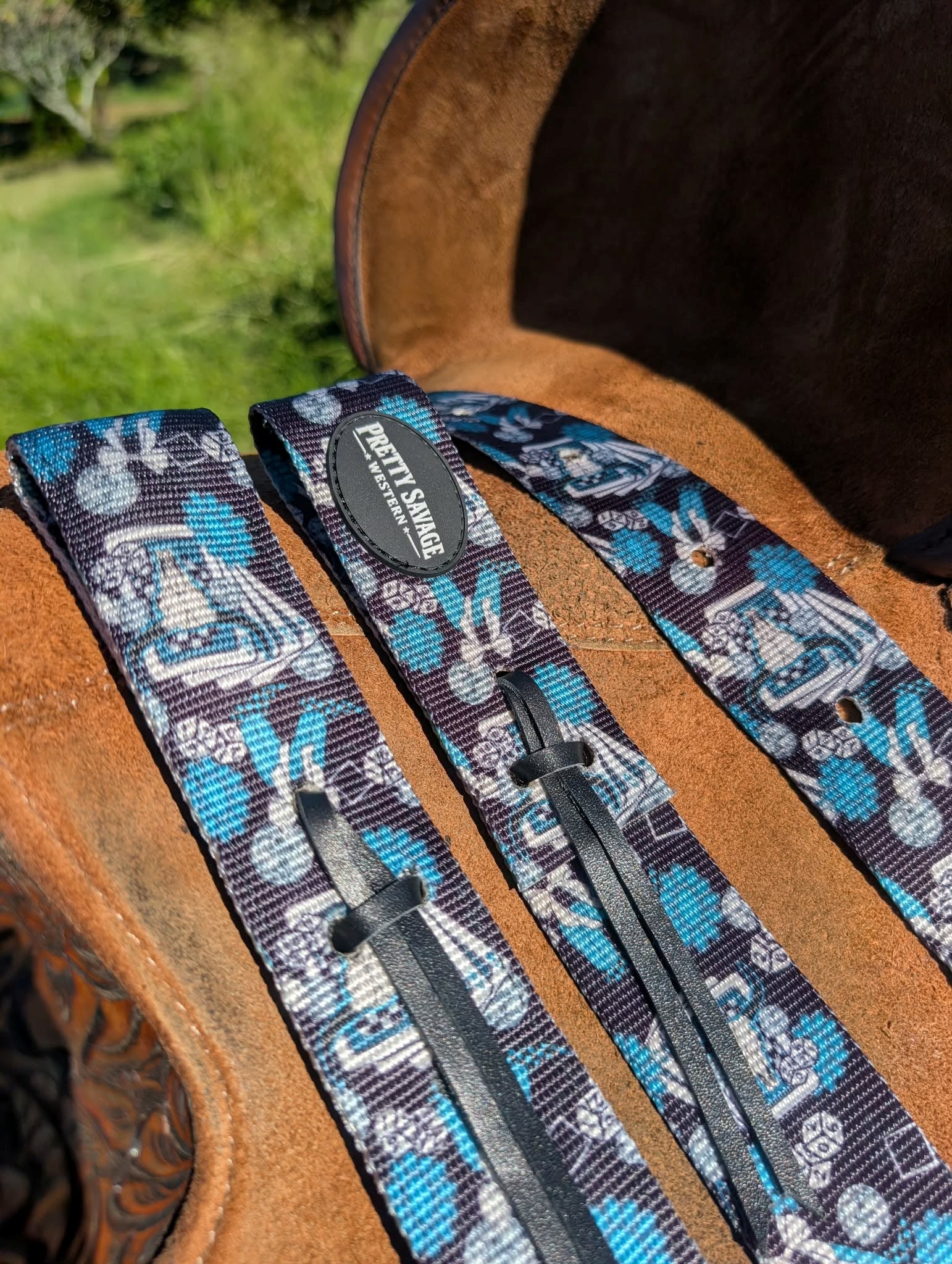 Cowgirl Turquoise Latigo & Off Billet