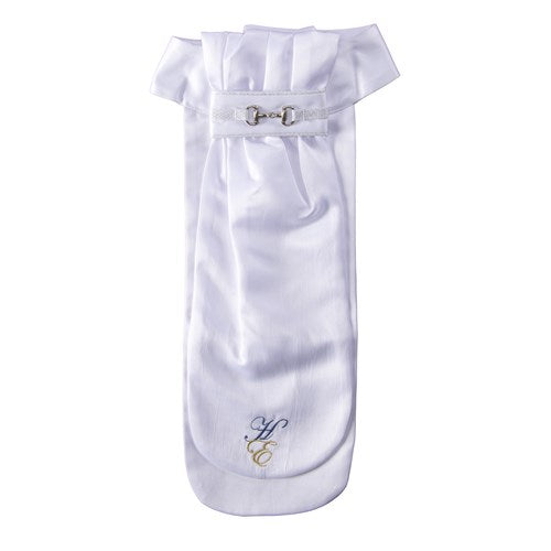 Stock Tie Snaffle Bit White