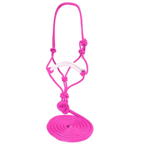 Knotted Rope Halter w/Lead