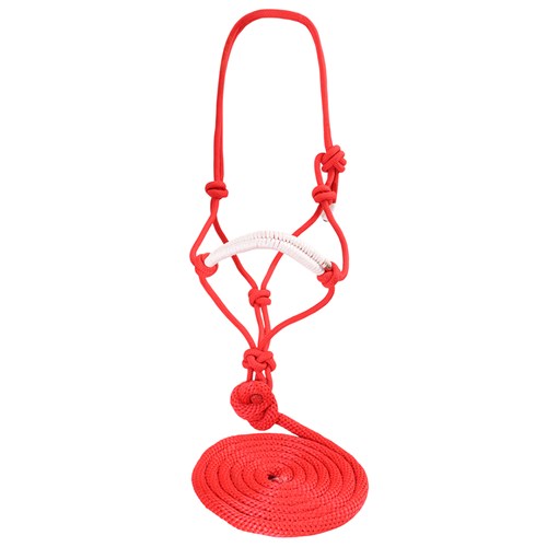 Knotted Rope Halter w/Lead