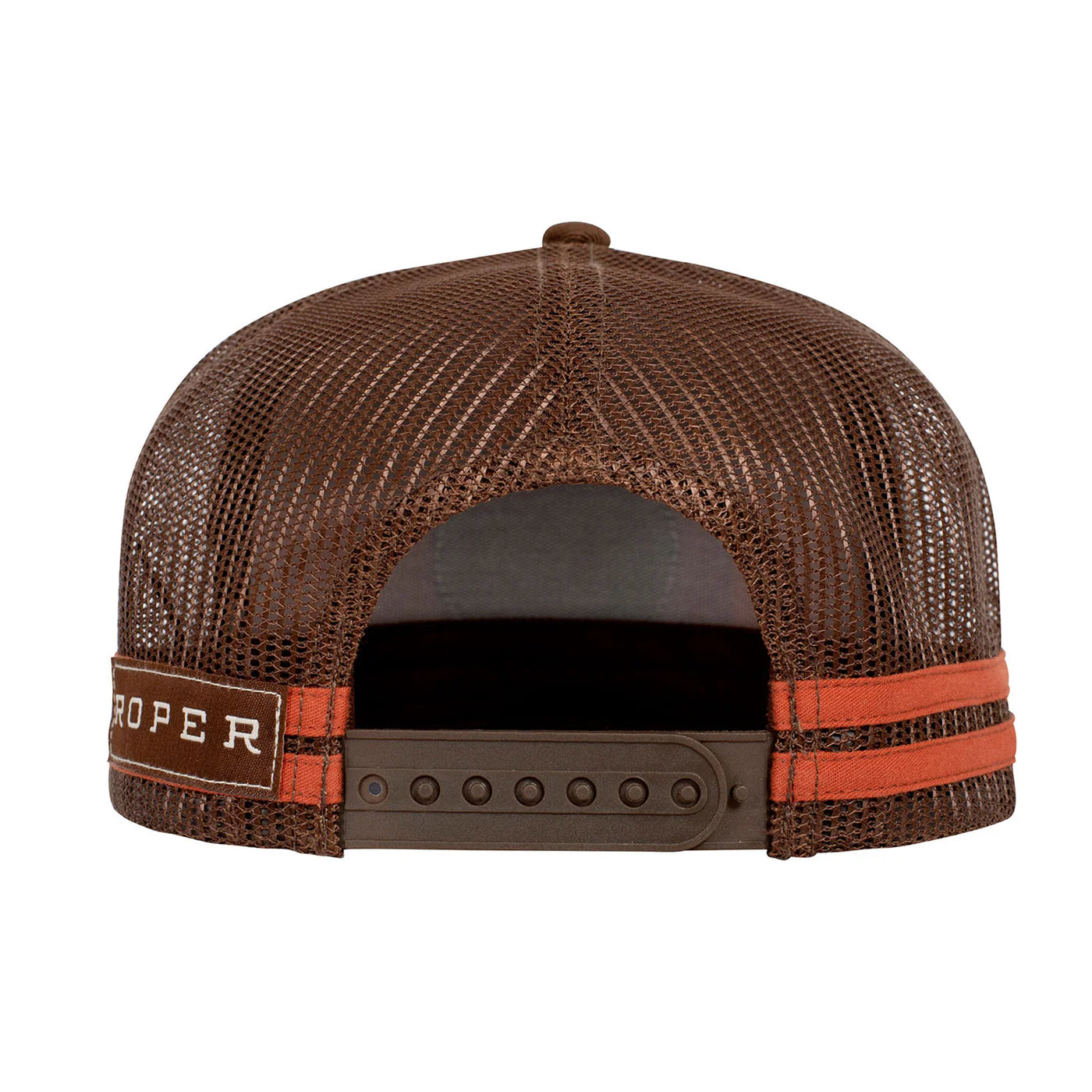 Roper Trucker Cap Plaid rust/brown