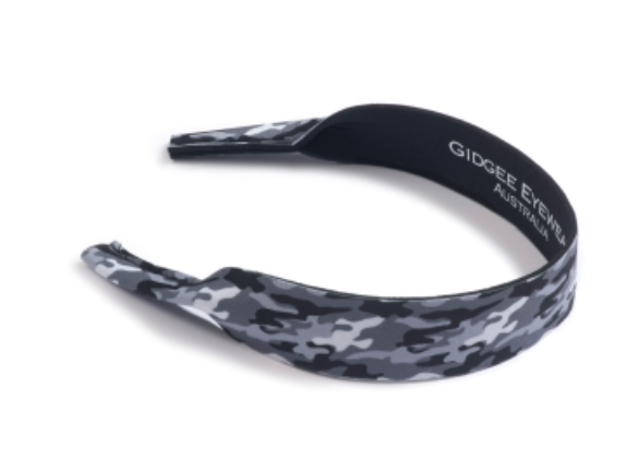 Sunglass Strap - Grey Camo