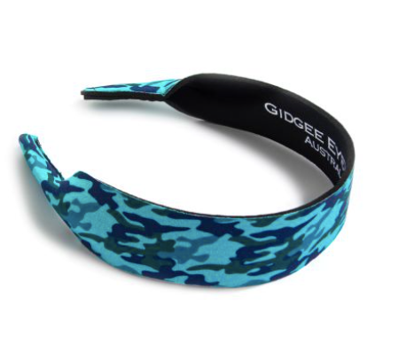 Sunglass Strap - Aqua Camo