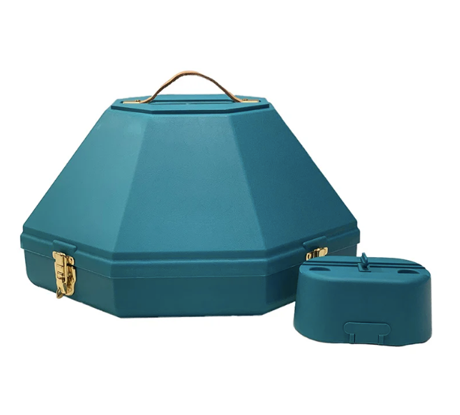 Toptac Western Hat Box Teal