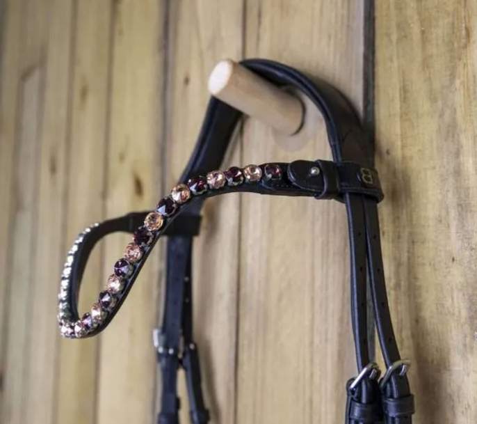 Belle Equestrian Rose Royale Browband