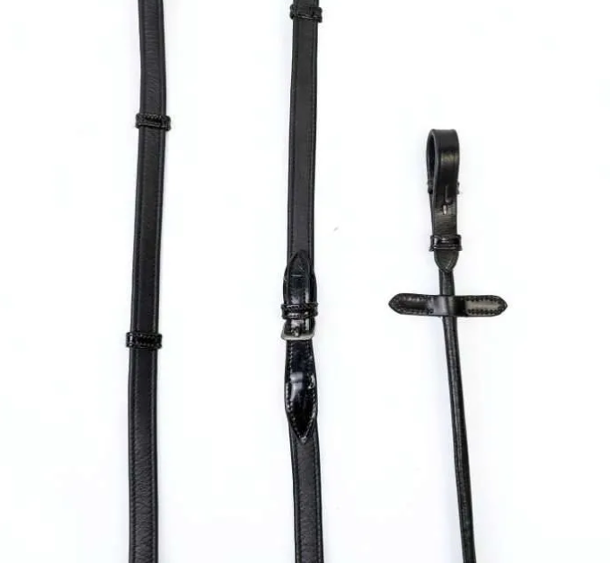 Belle Equestrian Rolled Patent Reins