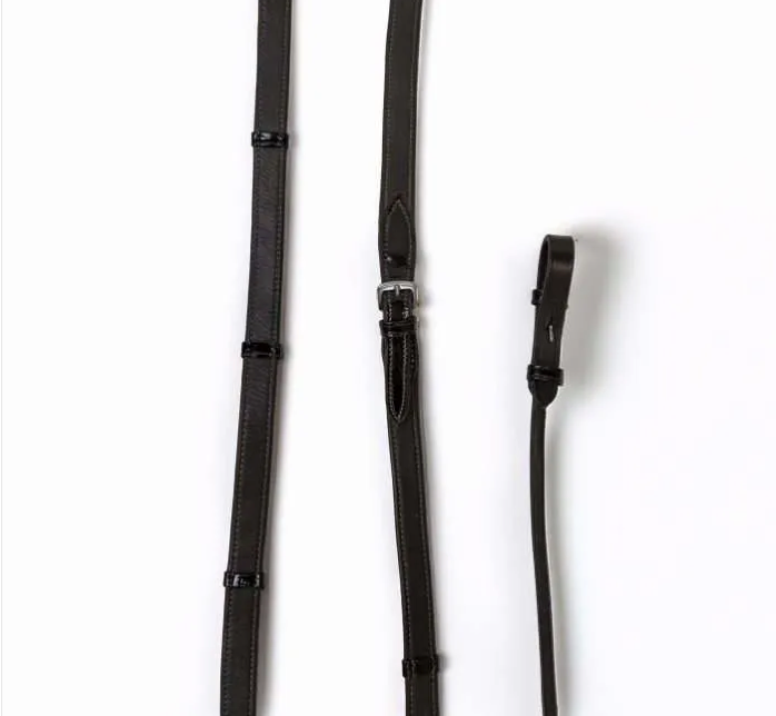 Belle Equestrian Rolled Patent Reins