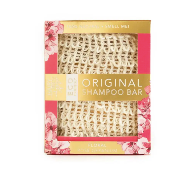 Hairy Pony - Eco-Friendly Shampoo Bar Original - Floral - Rose Geranium