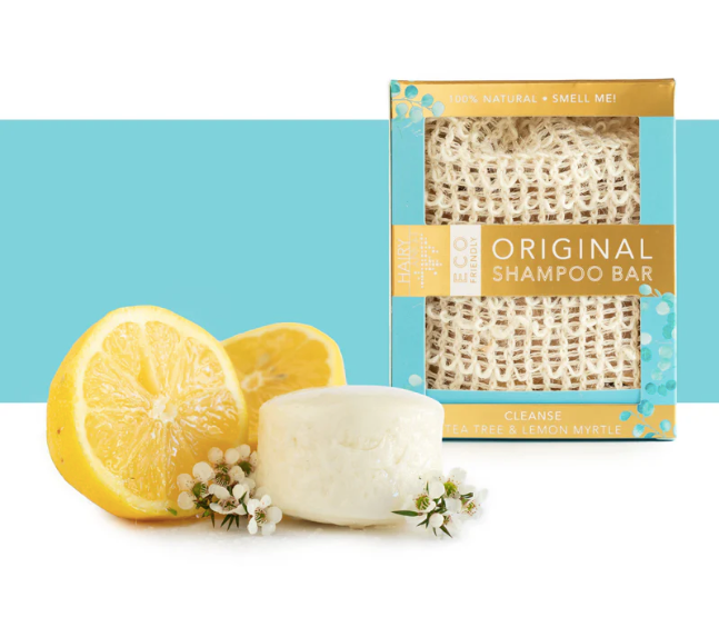 Hairy Pony - Eco-Friendly Shampoo Bar Original - Anti-Bacterial - Tea Tree and Lemon Myrtle