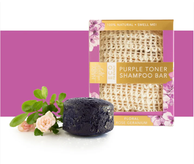 Hairy Pony - Shampoo Bar Purple Toner Lemongrass Bergamot