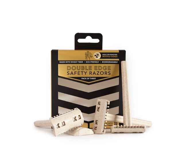 Hairy Pony - Double Edge Safety Razors - 3 pack