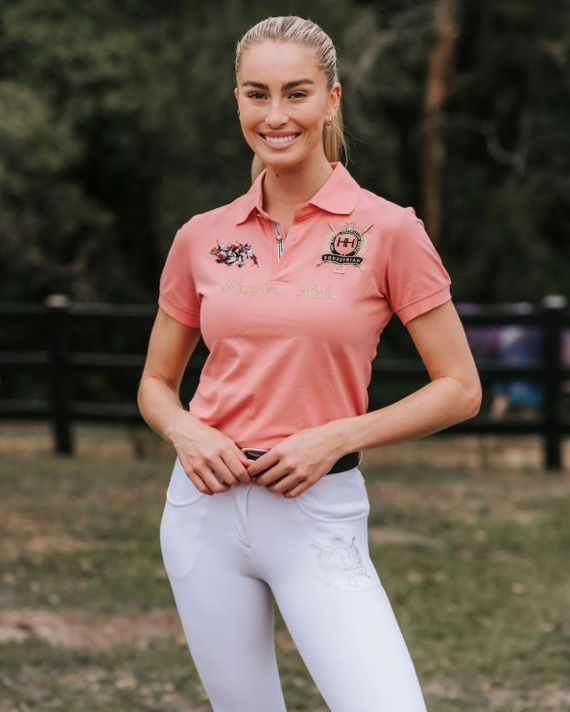 HH Ladies Dusty Pink Summer Polo