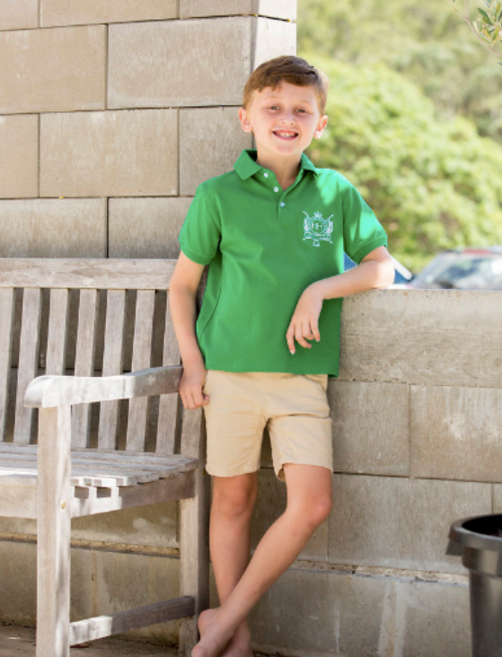 HH Kids Uni Green Polo