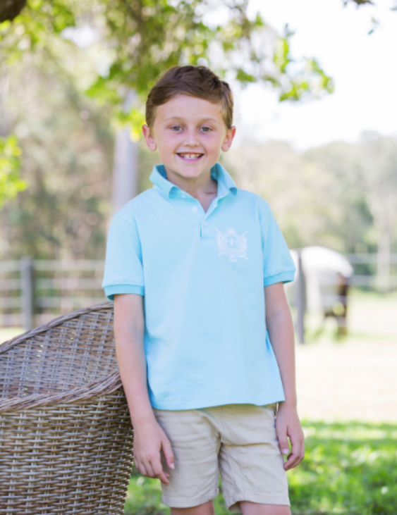 HH Kids Uni Light Blue Polo
