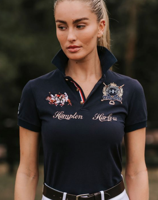 HH Ladies Navy Summer Polo