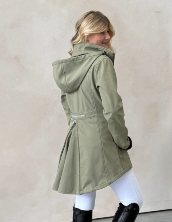 HH Ladies Olive Rain Jacket