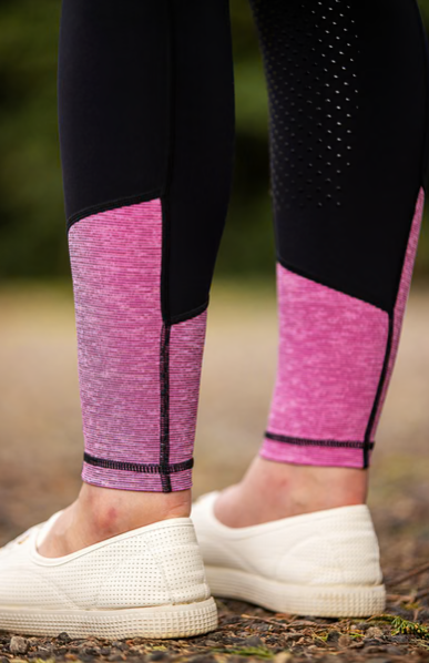 BARE Performance Riding Tights - Neon Pink
