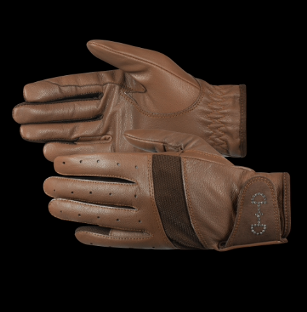 HZ Lds Leather Mesh Gloves