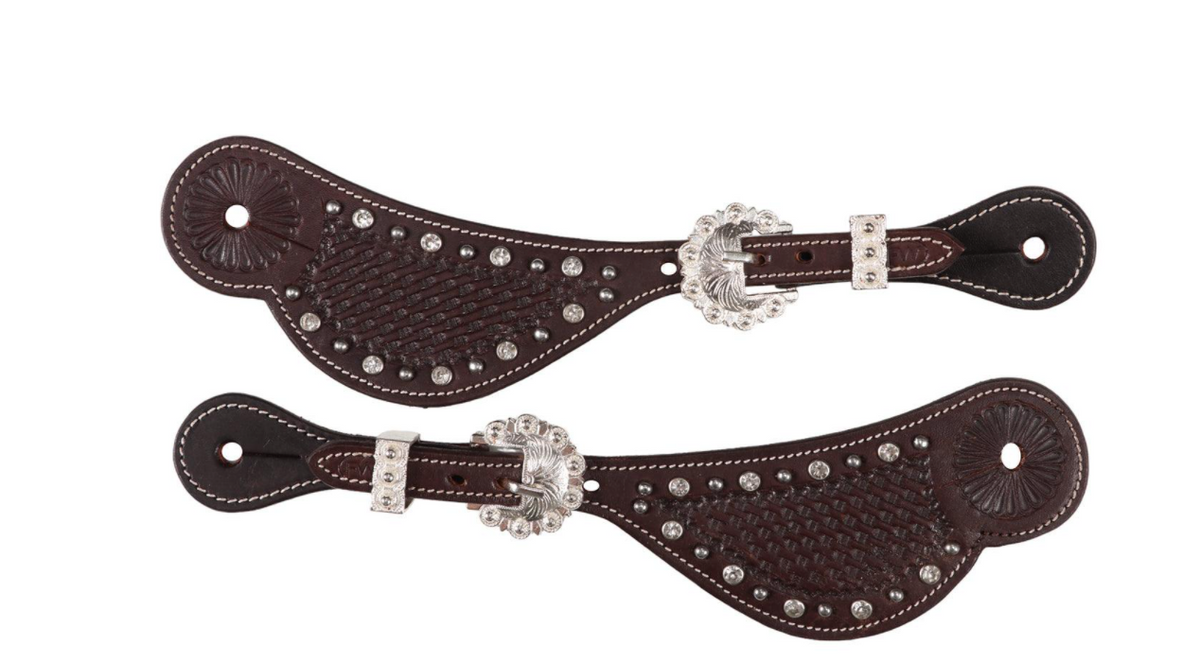 Basketw/Jewel Spur Straps