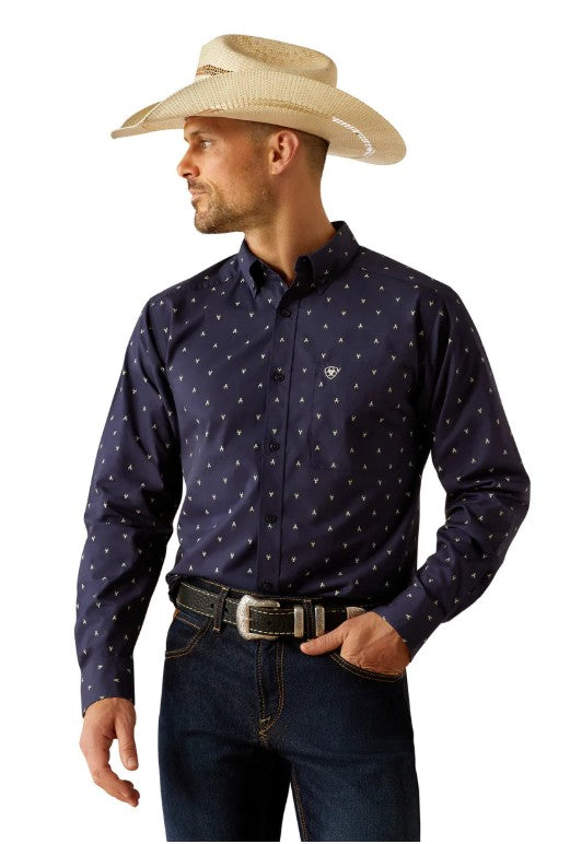 ARIAT MNS CORDELL FITTED LS SHIRT