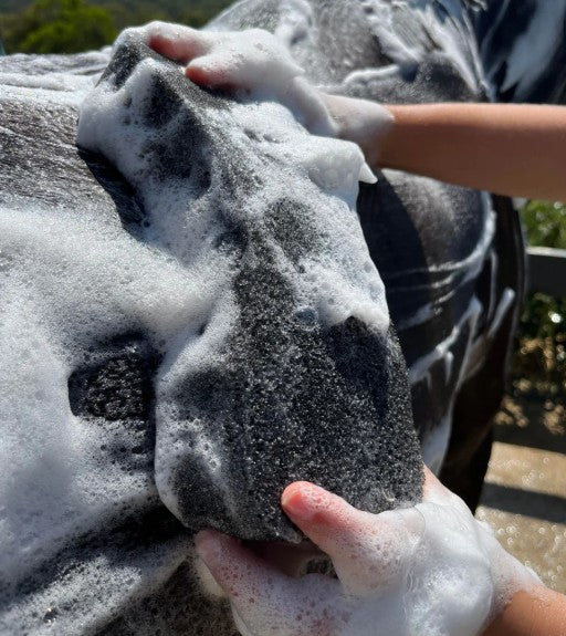 Hairy Pony - Compressed Scrubbing Sponge