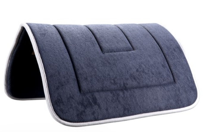 Terry Towel Saddle Pad w/White Binding