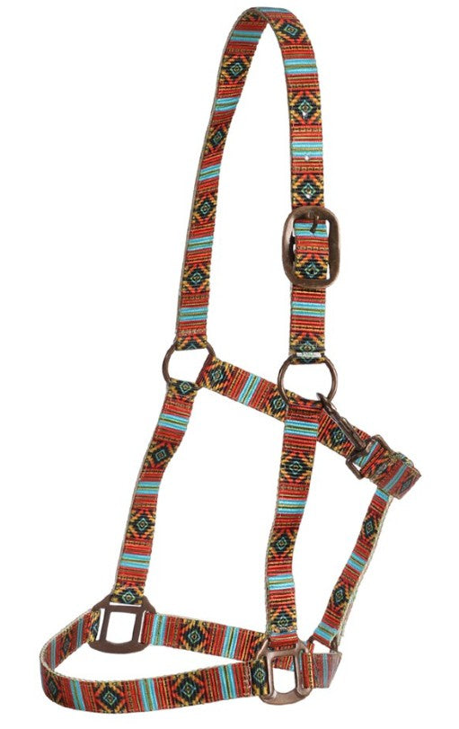 Halter with Copper Hardware Nicoma