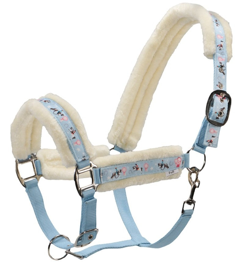 Pony Print Halter &amp; Lead Set Pale