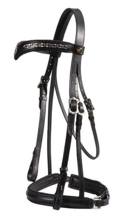 J&L "V" Dressage Bridle