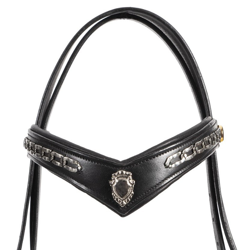 J&L "V" Dressage Bridle