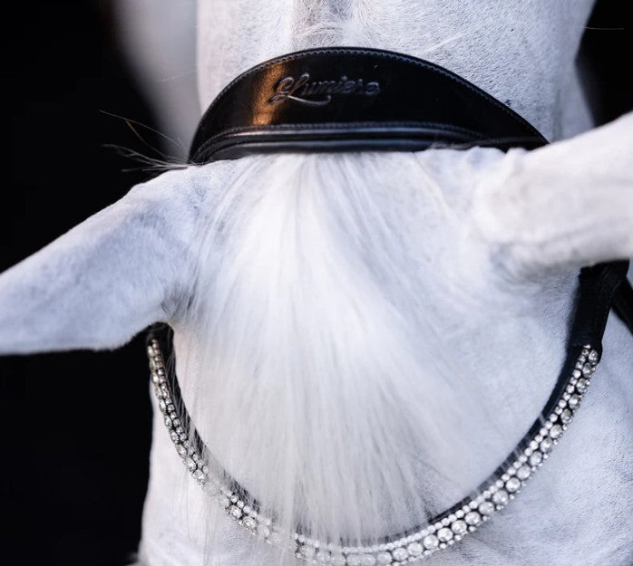 Lumiere - Amie Rolled Leather Bridle (Hanoverian)