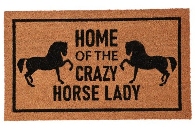 Door Mat "Crazy Horse Lady"