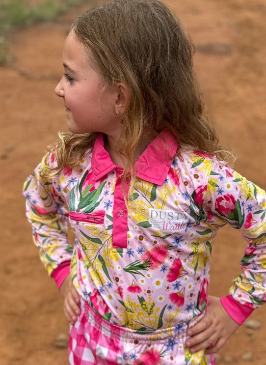Botanical Kids Fishing Shirt