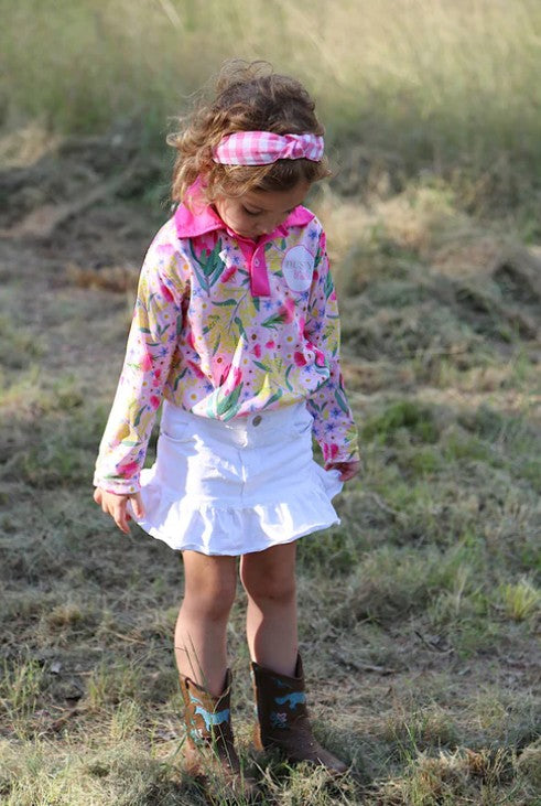 Botanical Kids Fishing Shirt