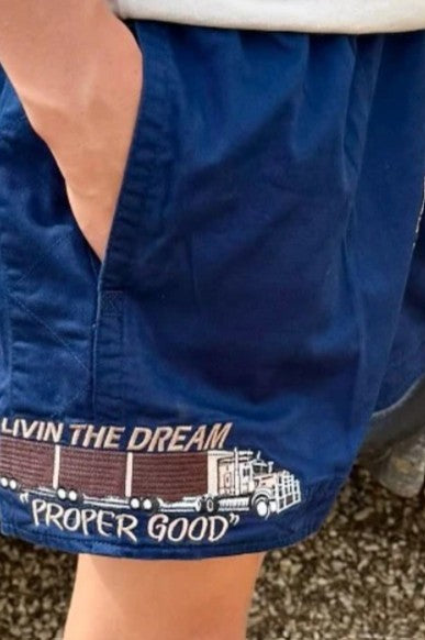 Andy (Mens) Drill Short - Road Train "Proper Good"