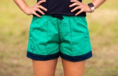 Mary G - Old School Panel Short Kelly